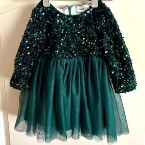 Green Sparkle Tutu Dress